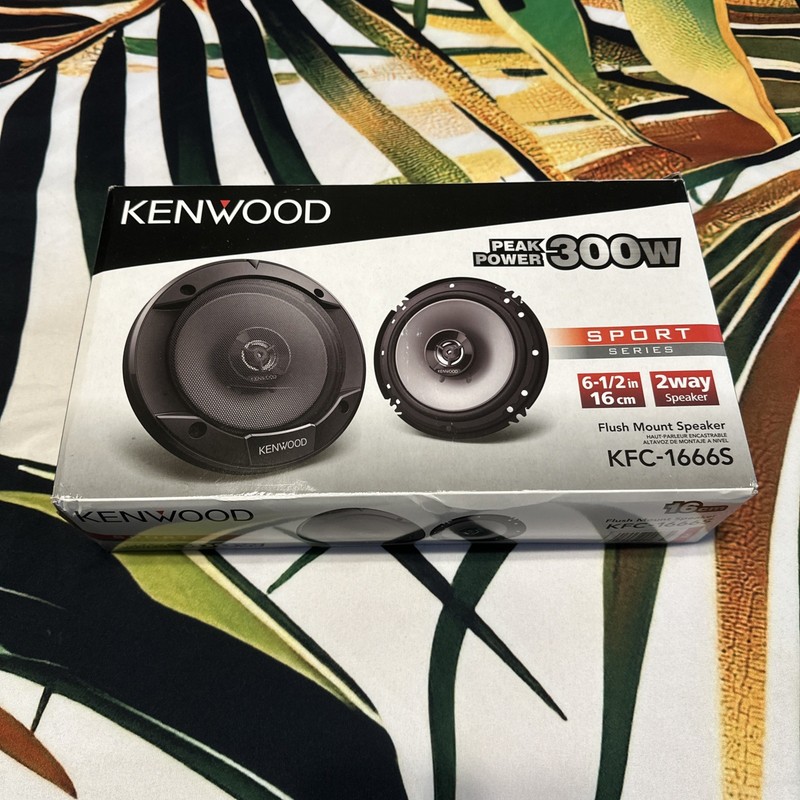 Kenwood Sport Series KFC-1666S 6.5″ 2-Way Coaxial Speaker 30W RMS