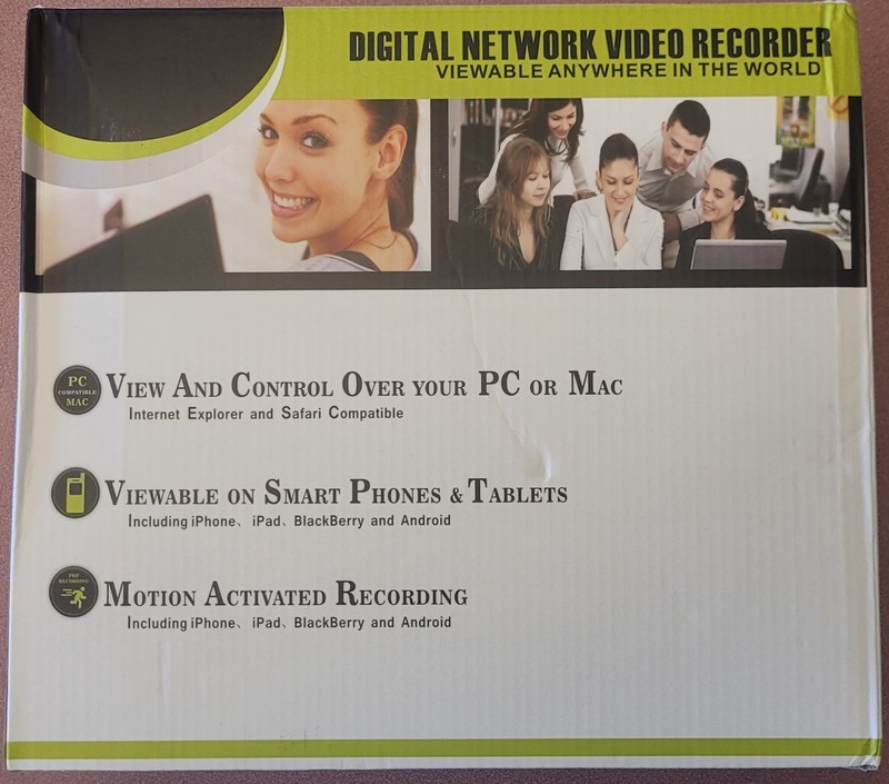 NEW Digital Network Video Recorder – Black – Model A1008LME – 12 Volts