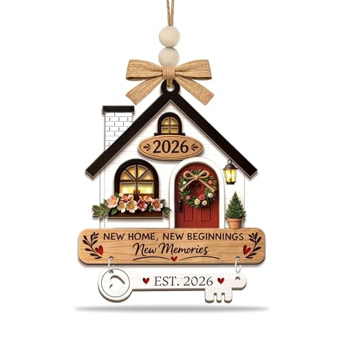 New Home Ornament 2026, Housewarming Gift for New Homeowners, First Time Buyer