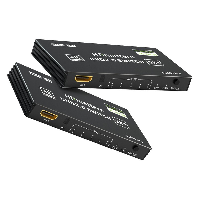 8K 60Hz HDMI2.1 3x1 4x1 5x1 Video Switch 4K 120Hz HDMI Switch HDR 3 4 5 in 1 Out gallery