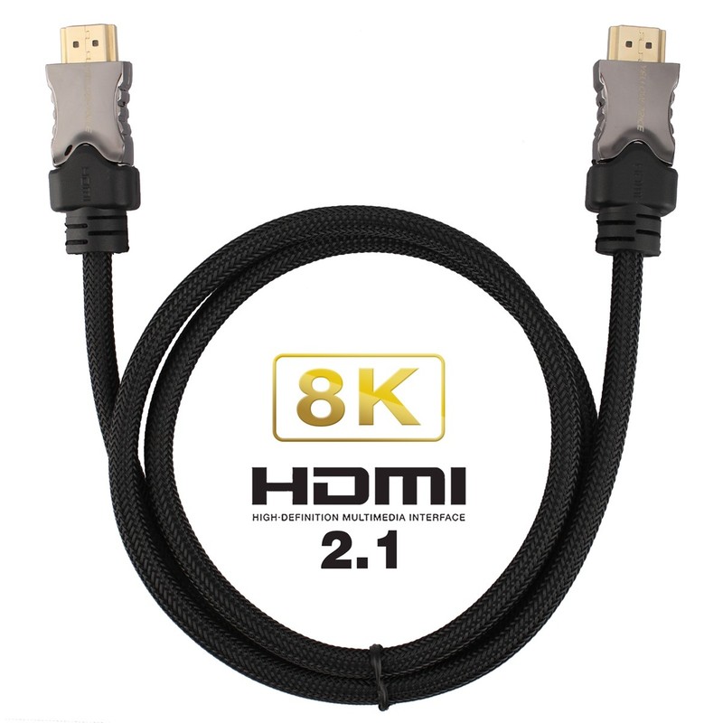 8K HDMI Cable Ultra High Speed 48Gbps HDMI 2.1 8K@120Hz Ethernet 3D 4320P HDR