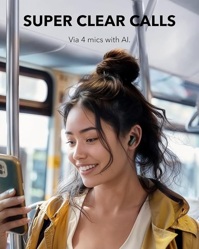 Soundcore P30i by Anker Noise Cancelling Earbuds, 2-in-1 Case and Phone Stand gallery