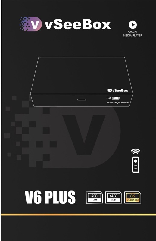 ????vSeeBox V6 Plus Android Media Device – Authorized Seller-Same Day Shipping????