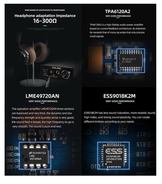 Kguss Dac-K3 Pro Kguss/Headphone Amplifier/Dac-K3 gallery