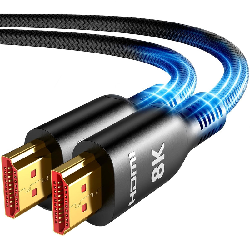 Highwings Long HDMI Cable 30FT, 8K 4K HDMI 2.1 Cord Ultra High Speed[48Gbps 8K@6
