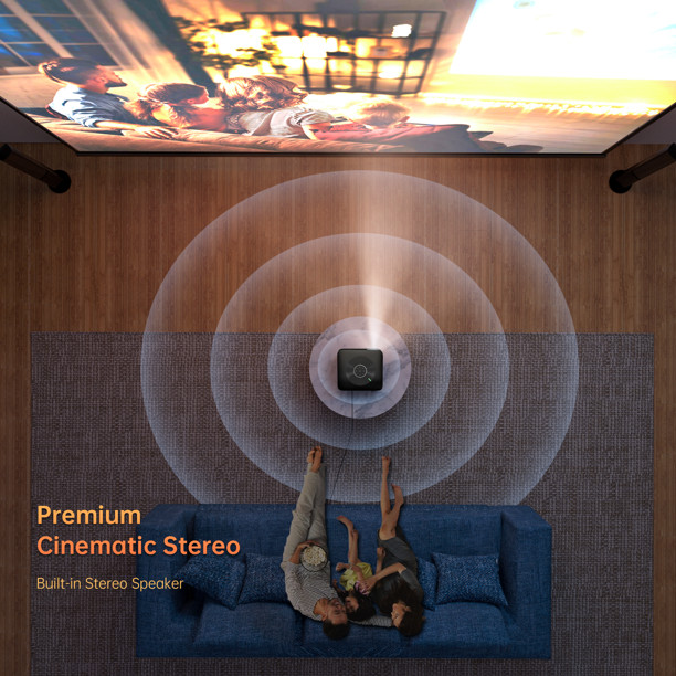 VANKYO Portable 4K Projector 1080P 2.4G/5G WiFi Video Home Movie Theater Cinema gallery