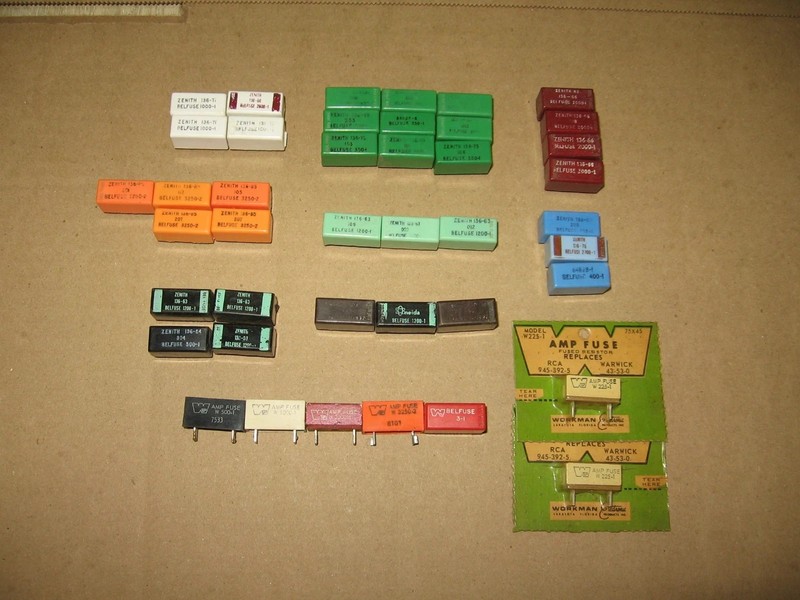 VTG Lot 300+ TV/ Radio repair parts switches knobs rectifiers resistors & More gallery