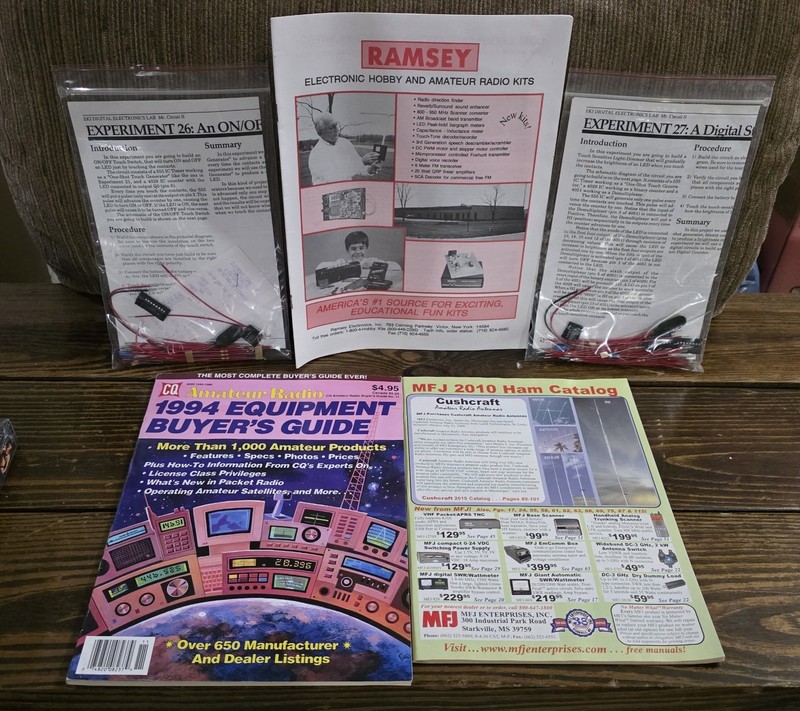Vintage Ramsey Electronics Hobby Kit Lot MFJ Ham Catalog 1994 CQ Buyer Guide