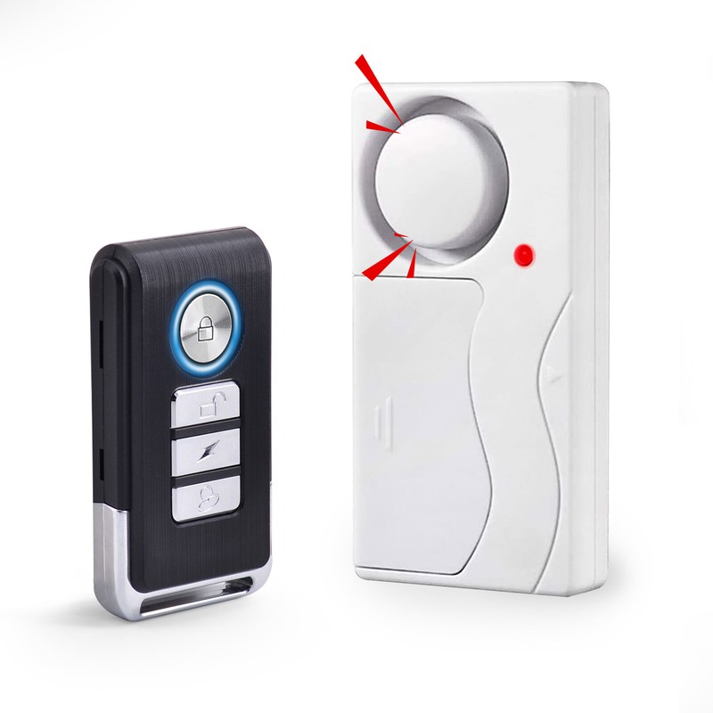 Entry Magnetic Window Door Super Loud Alarm Indoor Anti-theft White Host Durable
