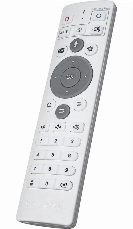 Voice Remote Control for UB12 + tvbox 2026 安博盒子12Android 12.0 64+4G Unblock tech