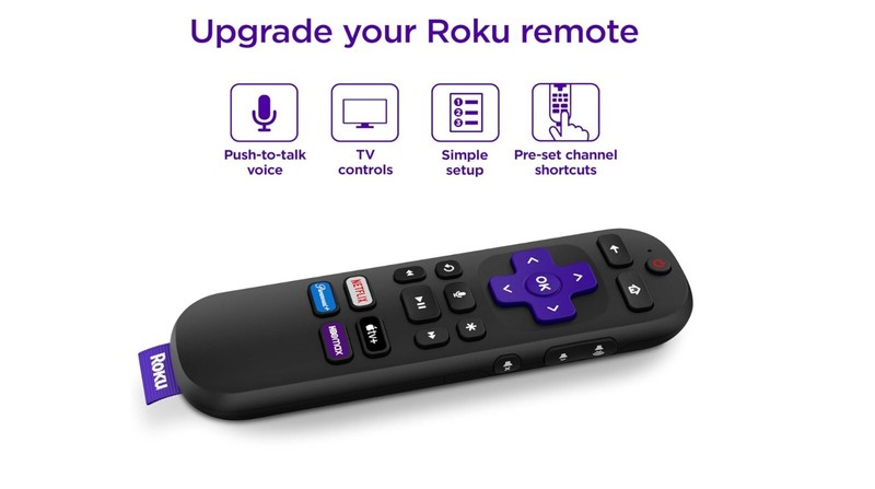 NEW Roku Voice Remote-Compatible with All Roku Models (Channel Shortcuts Vary) gallery