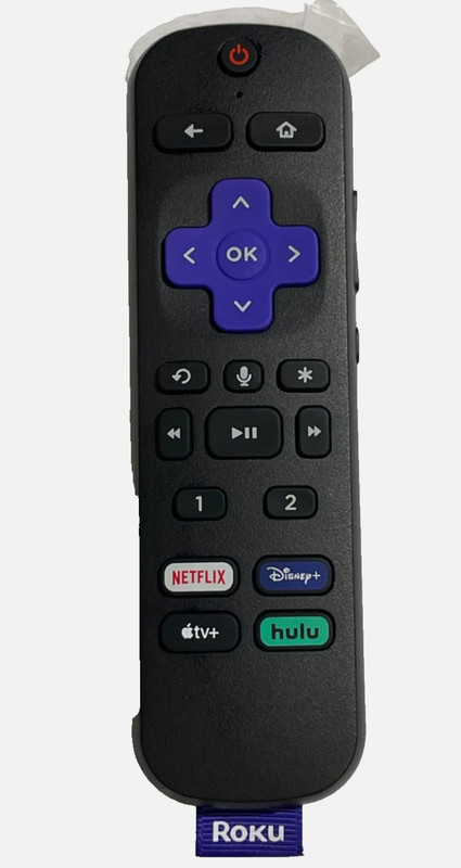Roku Voice Remote W/Headphone Jack RC-EL3 Battery Model