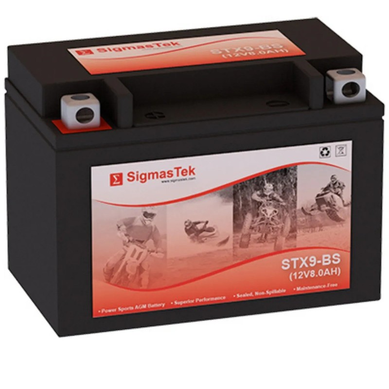 STX9-BS SLA AGM Replacement Battery Compatible w/ BMW 1000CC S1000XR, 2016-2017