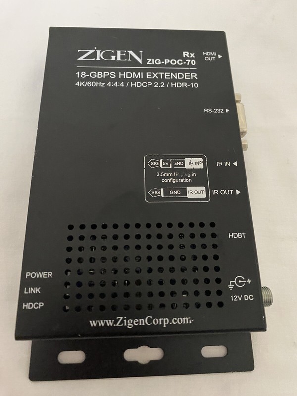 Zigen ZIG-POC-70 18-GBPS HDMI Extender
