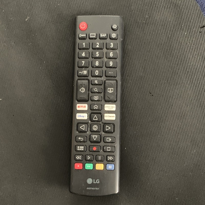 LG TV Remote Control AKB76037601 Black Compatible For LG TVs