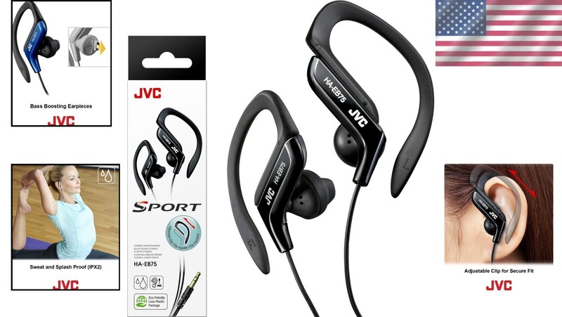 Splash-proof Sports Earbuds HA-EB75B gallery