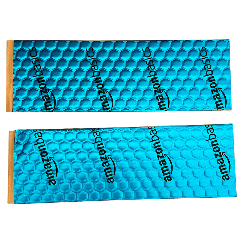 Amazon Basics Sound Deadener License Plate Kit Plain Pak 12 X 4 Pair (1 Pack)