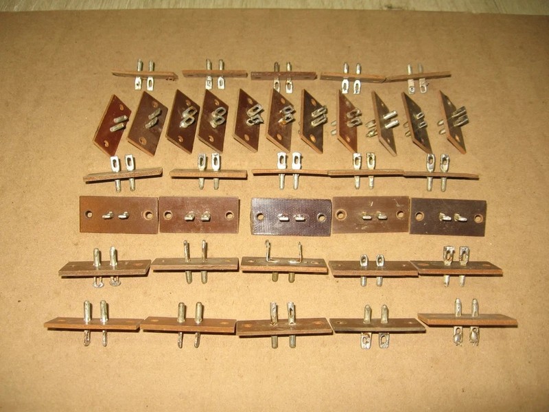 VTG Lot 300+ TV/ Radio repair parts switches knobs rectifiers resistors & More gallery