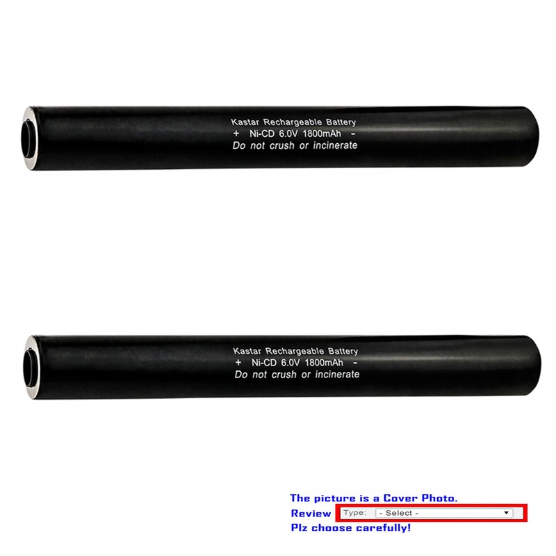 Kastar 6V Battery Replace for Maglite Super Stinger 77175 9926J 20175 Flashlight