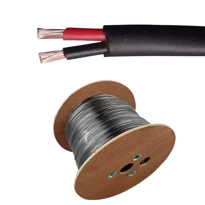 100ft Outdoor Speaker Cable Direct Burial 14/2 AWG UV CL2 Rated Audio Bulk Wire