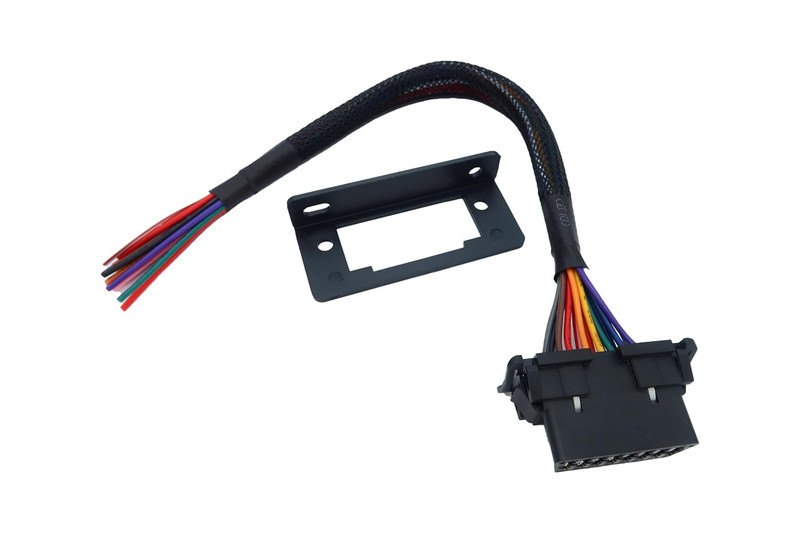 OBD2 J1962 Female to Open Pigtail Cable Bracket Obdii Port Replacement Cable 1Ft gallery