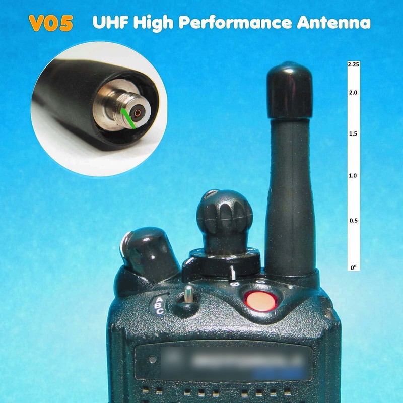 V05 UHF 460-482 TUNED Antenna for Motorola PR1500 XTS1500 XTS2500 XTS3000 GMRS
