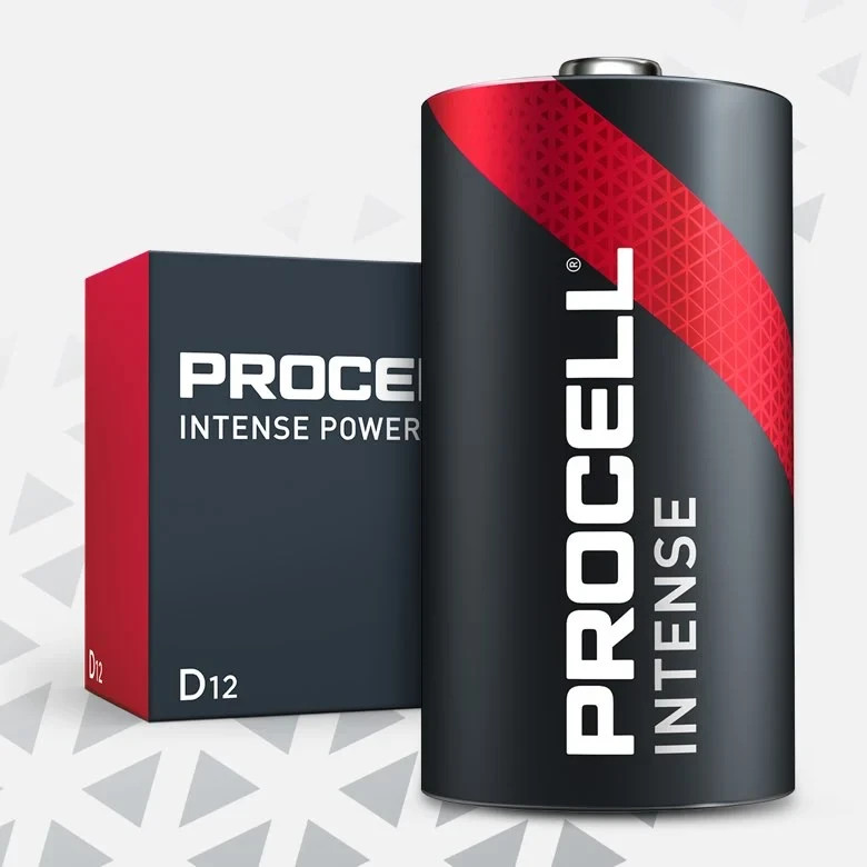 Procell PX1300 Intense Power D Alkaline Batteries 1.5V 12 Count Pack of 6,1 Case