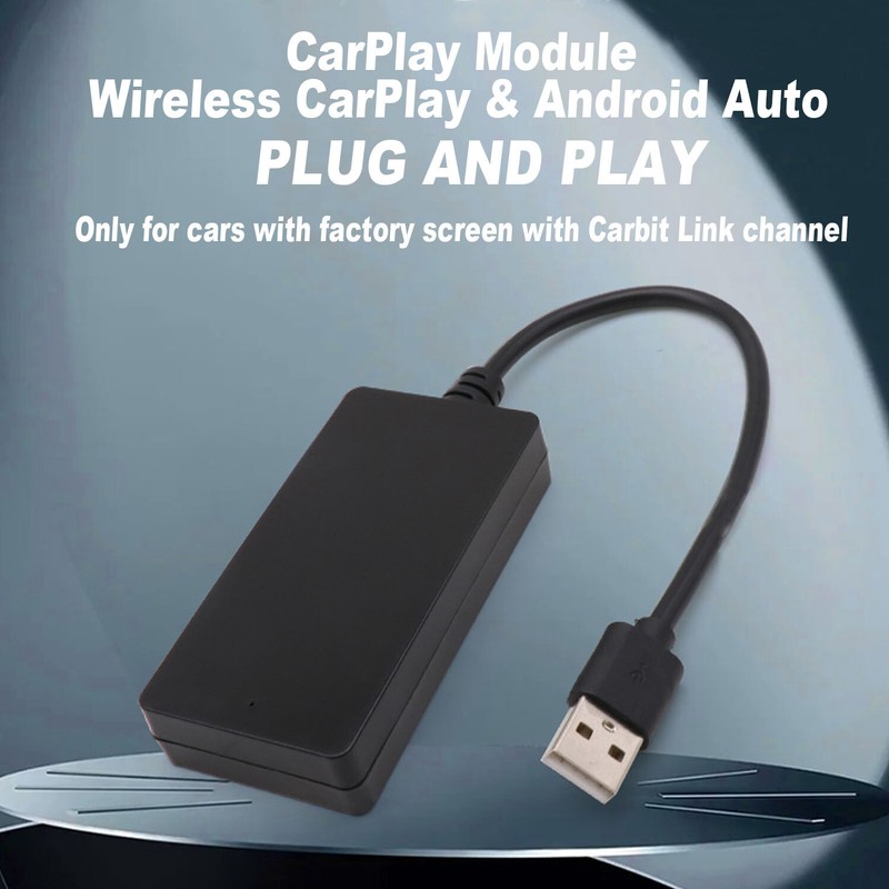 Plug&Play Carbitlink Adapter to Wireless CarPlay Android AUTO dongle Box Jetour