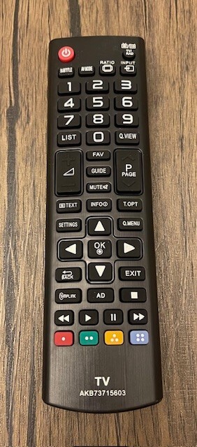 AKB73715603 Universal Remote Control for LG TV AKB73715603 42PN450b 47lN5400