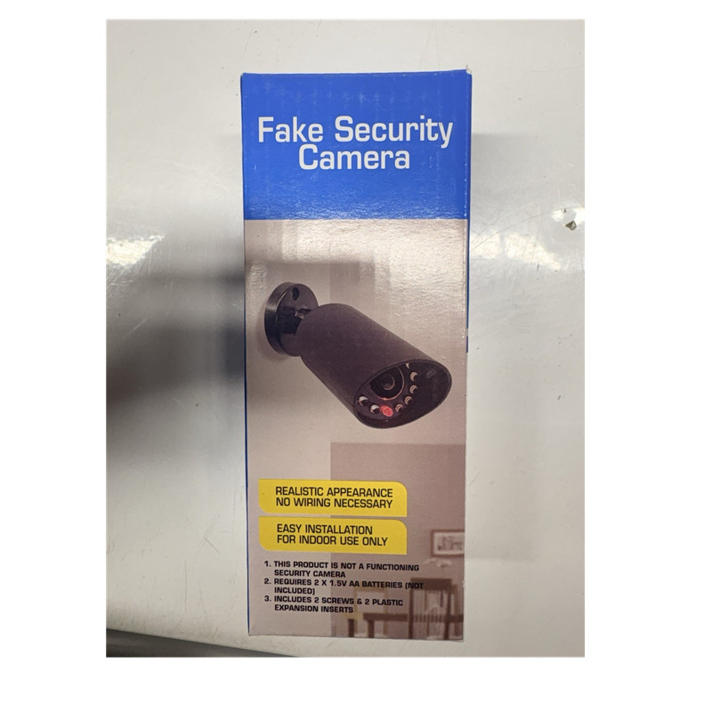 Fake Security Camera Dummy Camera, Battery Powered, Indoor Only, Black, 1pc 3V