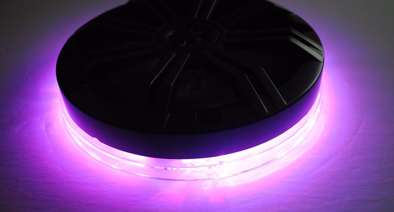 2pc Pre Drilled LED Speaker Light Rings RGB Color Changing Fits 6.5 in Speakers