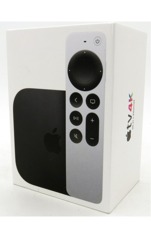 Apple TV 4K 3rd Gen. 64GB Media Streamer – Black, Wi-Fi MN873LL/A – Very Good