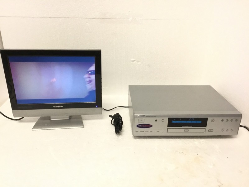 Philips DVDR985/172 DVD Recorder DVD+R/RW w/Power cable WORKING FREE SHIPPING