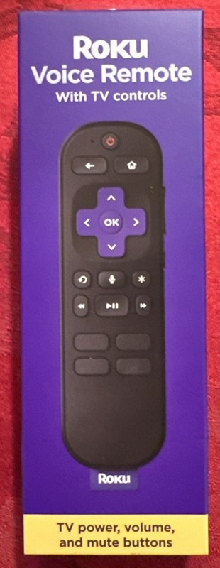 Roku Voice Remote-Compatible with All Roku Models (Channel Shortcuts Vary)