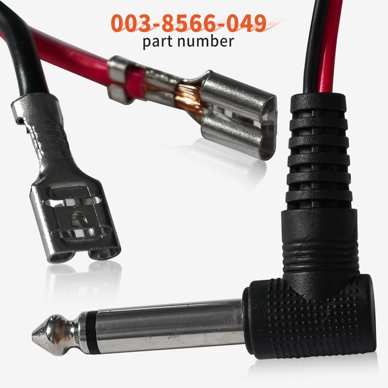 003-8566-049 Replacement 1/4-Inch Internal Speaker Cable 13.5 inches, black gallery