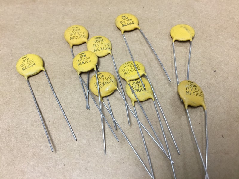 10 PC .01M 1KV Z5U DISC CAPACITOR gallery