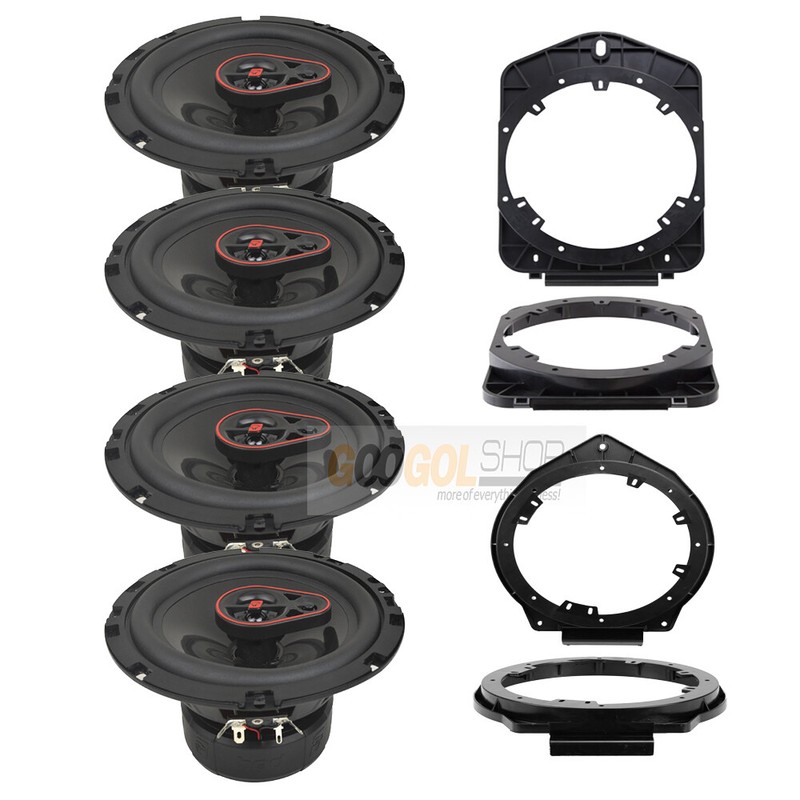 Cerwin Vega 680W speakers Front/Rear for 2007-2013 Silverado Sierra extended cab