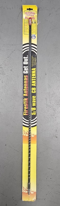 Firestik KW3-B 3ft Firestik 5/8 Wave «Cut-to-Tune» CB Antenna, 3/8×24 Stud