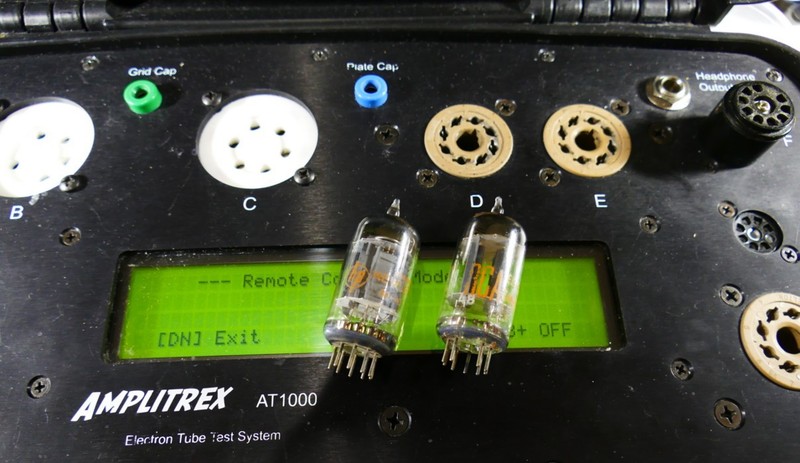 Matched Pair RCA 5963/12AU7/ECC82 ~ AMPLITREX TESTED 100% & 98% + DATA SENT 