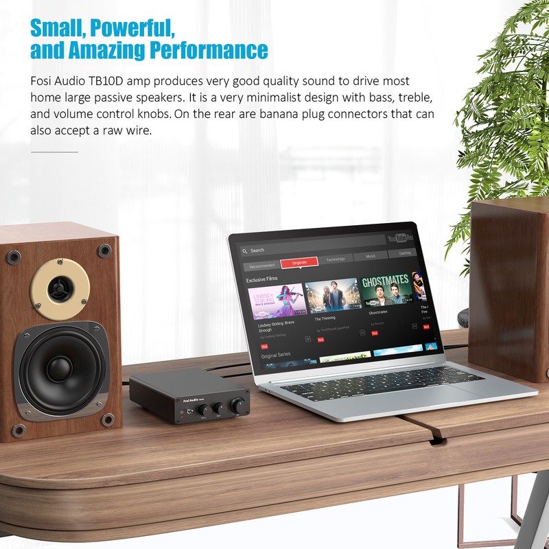 Fosi Audio TB10D HiFi Digital Power Amplifier TPA3255 Class D Home Amp 300Wx2 gallery