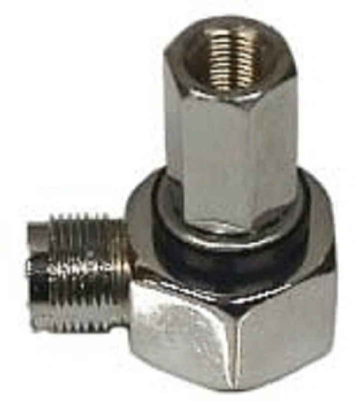 Workman SM1-L Right Angle SO-239 to 3/8″ x 24 Threaded Stud Antenna Mount
