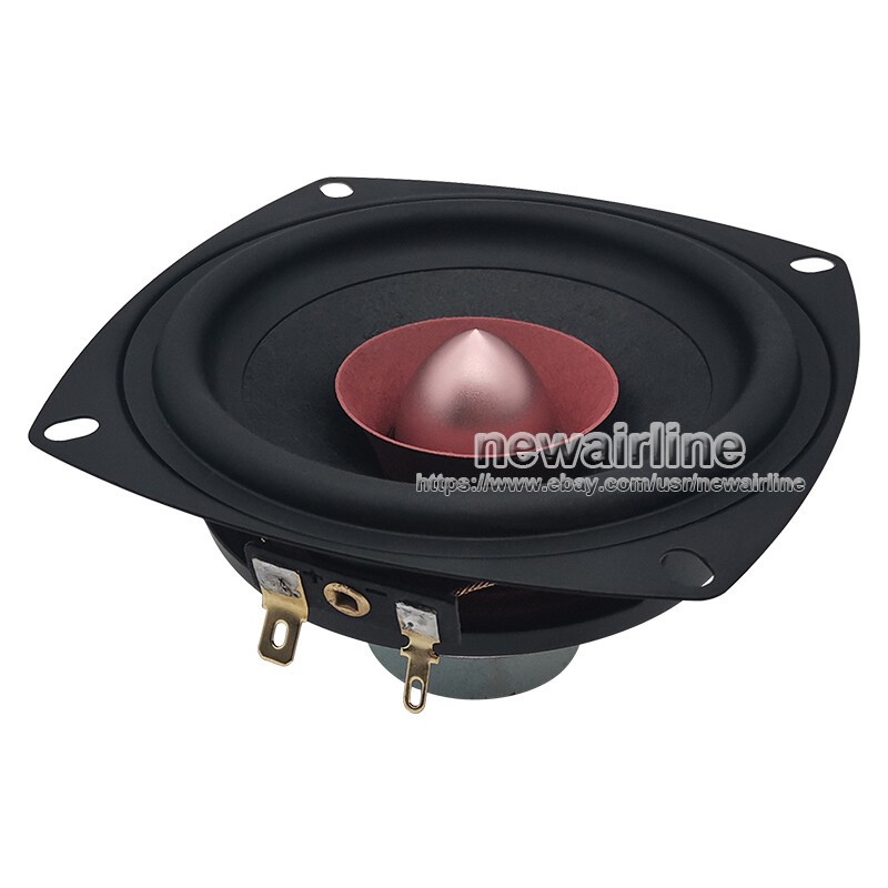 1pcs 4″ inch 4/8Ohm 25W Full Range Audio Speaker Neodymium Magnet Loudspeaker