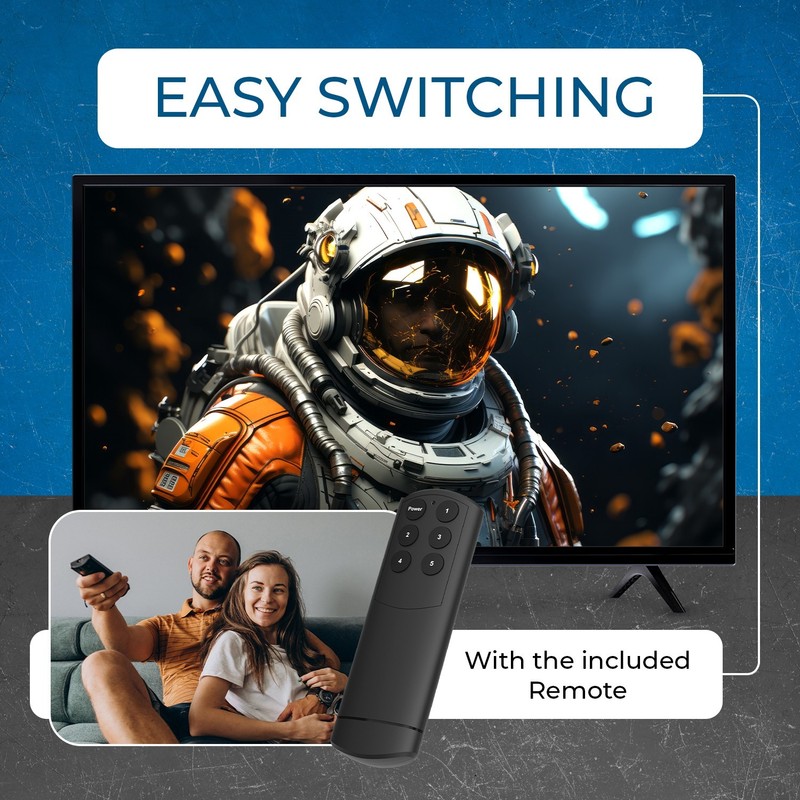 OREI 4K@60Hz 5-port HDMI™ Switch (UHD-501) gallery