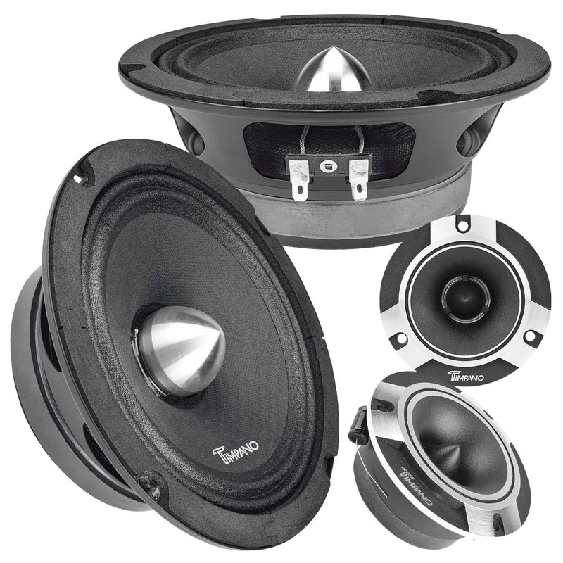 1600 Watts Bundle 2X 6.5 Midrange Speakers TPT-MR6-4 Bullet 500 Watts, 4 Ohm …