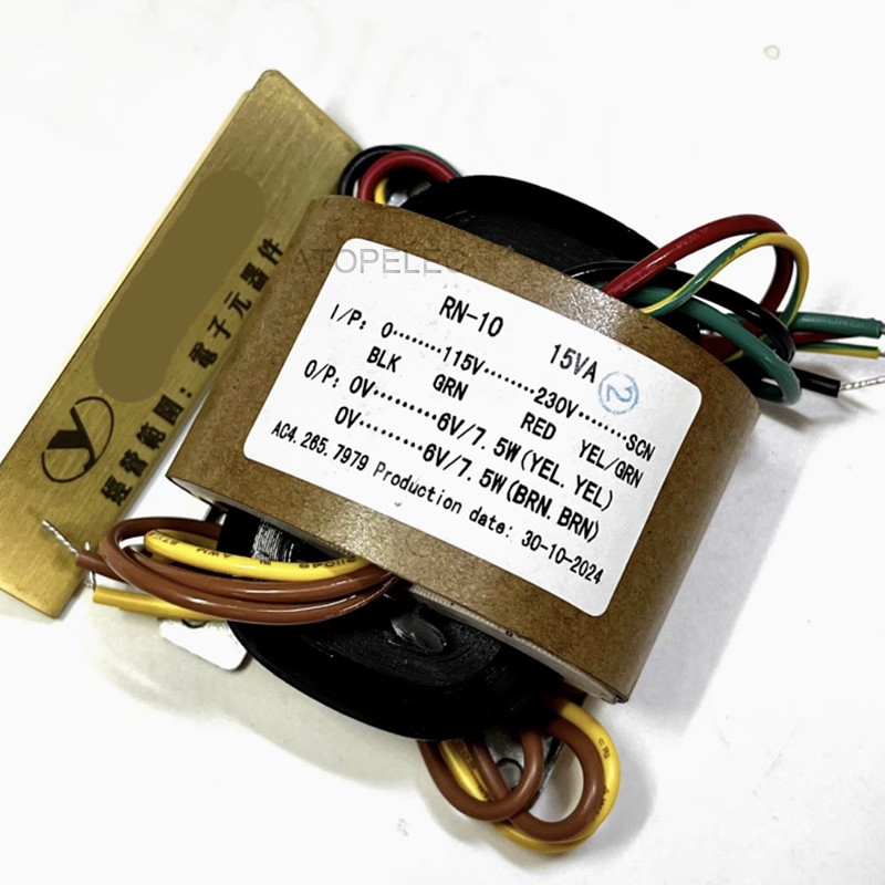 115V-230V 15W R-Core Transformer for Audio Amplifier DAC – Selectable Outputs