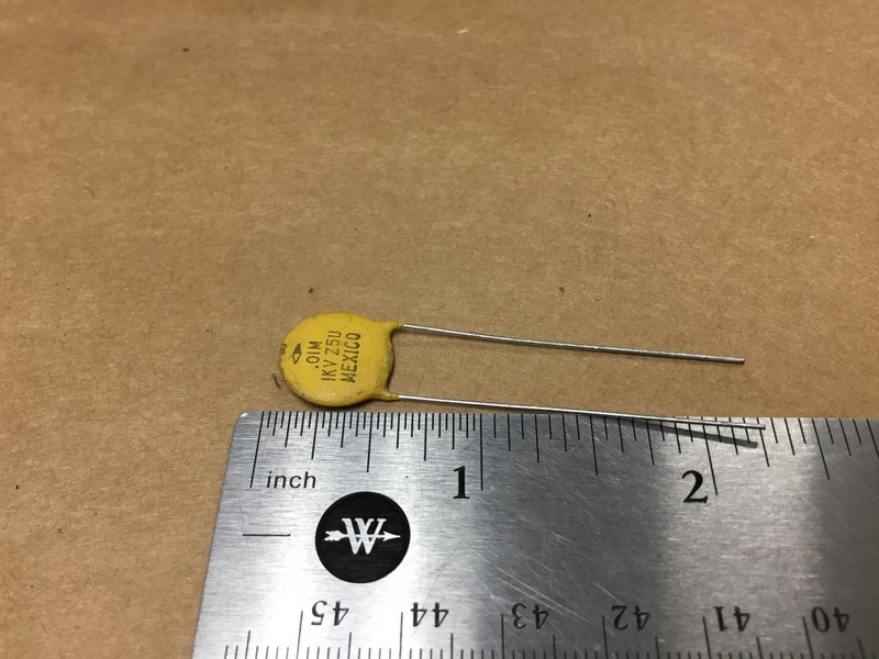 10 PC .01M 1KV Z5U DISC CAPACITOR