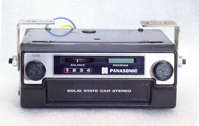 PANASONIC CX-355EU car truck rod 8-TRACK TAPE PLAYER nice see the video