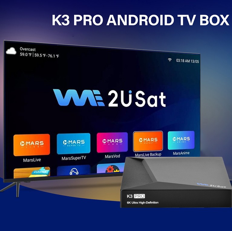 We2USat K3 PRO 6K Android TV Box Second Used SUPER BOX S6 MAX gallery