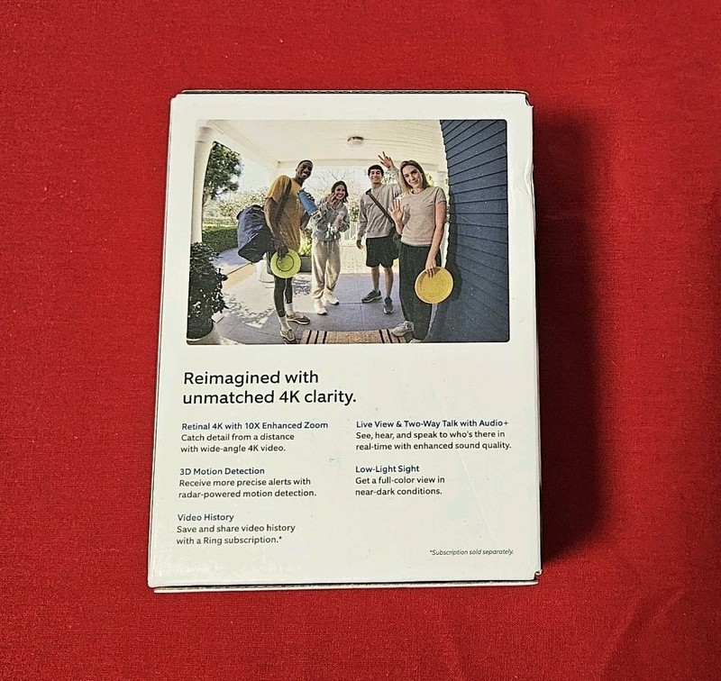 Ring Wired Doorbell Pro (3rd Gen) Retinal 4K New+ Sealed gallery