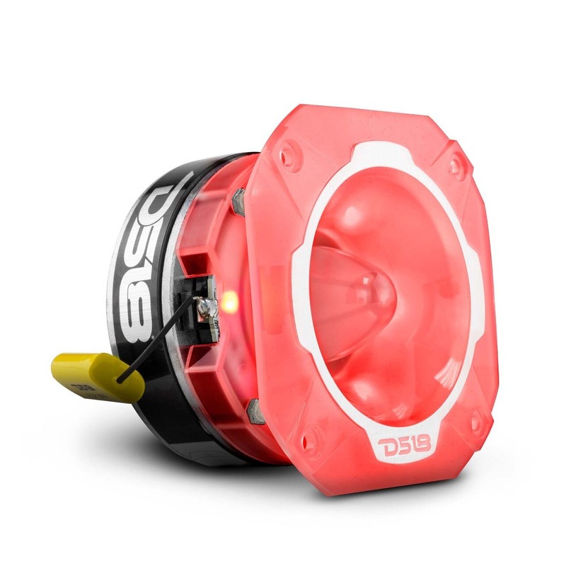 DS18 – 4″ Super Bullet Tweeter with RGB LED Lights 480 Watts 1.5″ Alum (SINGLE)